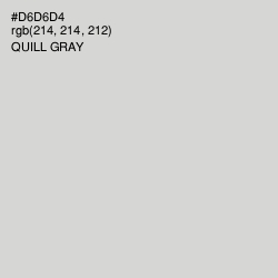 #D6D6D4 - Quill Gray Color Image